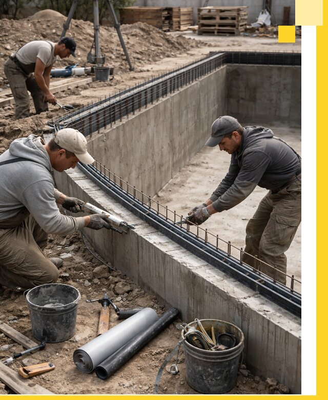 Качественный монтаж чаши бассейна в Донецке под ключ с гарантией