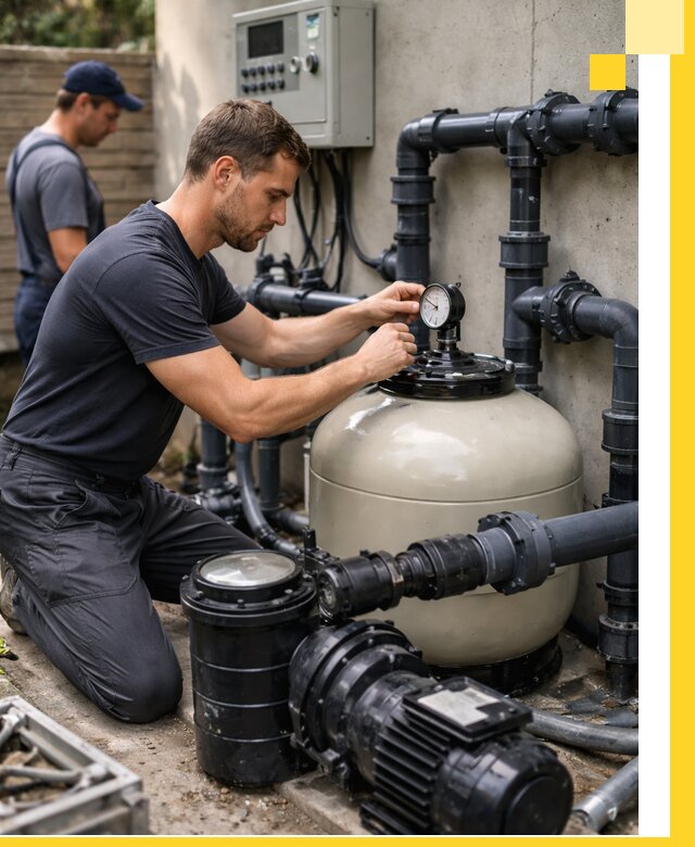 Поставка и монтаж фильтровального оборудования для бассейнов в Донецке