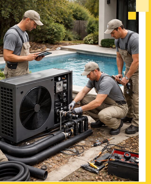 Проектирование и установка тепловых насосов для бассейнов в Донецке