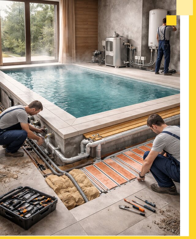 Проектирование и строительство тёплых бассейнов в Донецке