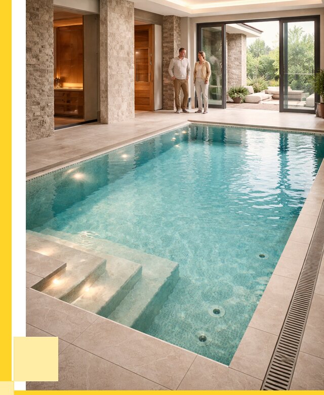 Бассейн во дворе в Донецке: проект, отделка от 1313760 р. | ЭриданДнк