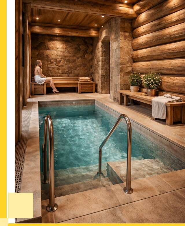 Аренда бани с бассейном в Донецке от 1642200 р. | ЭриданДнк