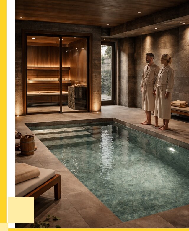 Сауна с большим бассейном в Донецке от 1313760 р. ЭриданДнк