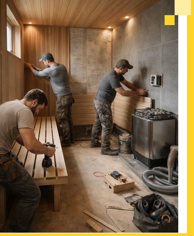 Сауны под ключ в Донецке, проектирование, строительство, отделка