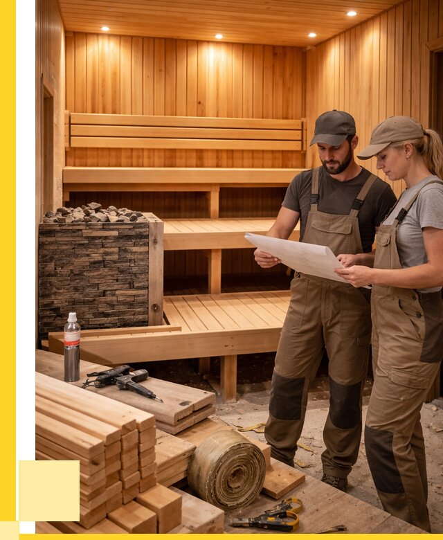 Строительство саун в Донецке под ключ от 273700 р., ЭриданДнк