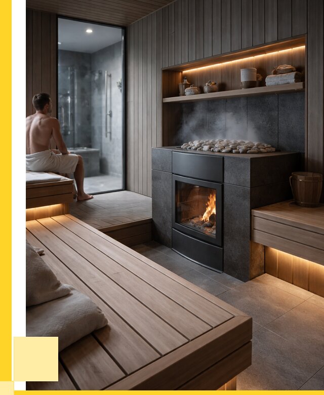 Проект сауны в частном доме в Донецке от 38318 р. | ЭриданДнк