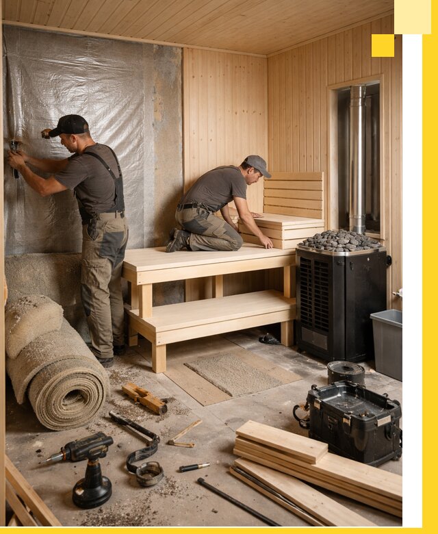 Проекты саун под ключ в Донецке дизайн и строительство