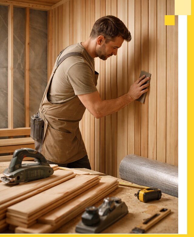 Профессиональная отделка саун и парных под ключ в Донецке