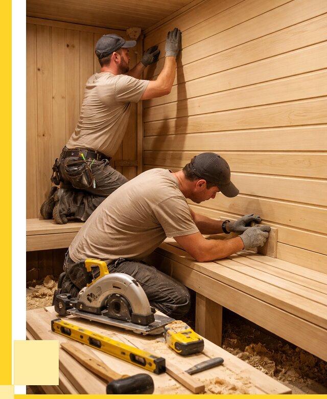 Обшивка саун вагонкой в Донецке от 2737 р. | ЭриданДнк