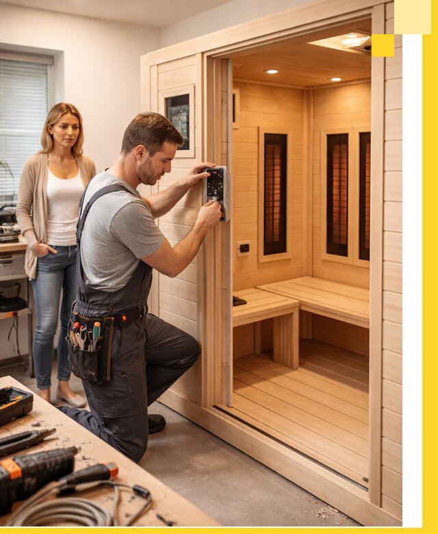 Инфракрасные сауны под ключ в Донецке продажа и установка