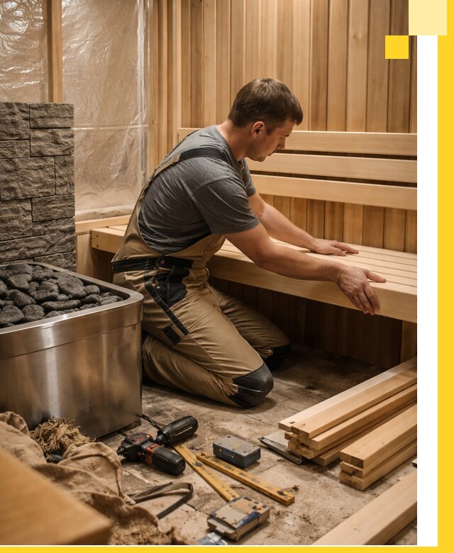 Сауны для дома под ключ с проектированием и монтажом в Донецке