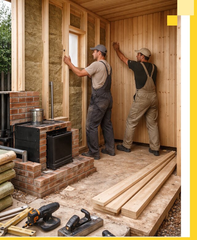 Строительство и установка дачных саун под ключ в Донецке