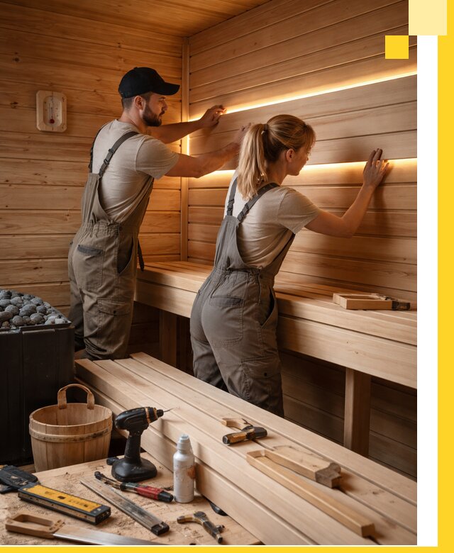 Дизайн саун и бань под ключ с индивидуальным проектом в Донецке