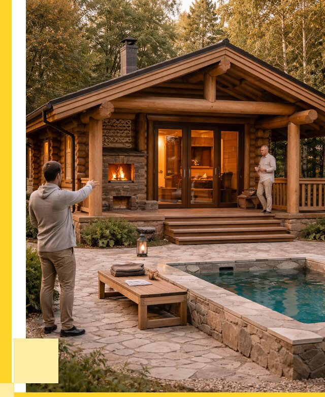 Проекты бань и хамам в Донецке от 27370 р. | ЭриданДнк