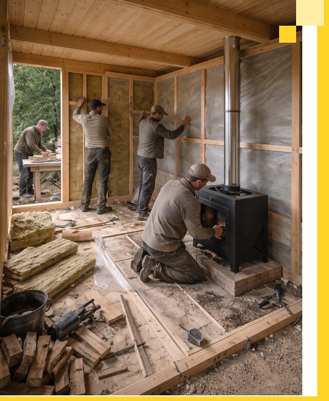 Профессиональный монтаж бань под ключ в Донецке для дома