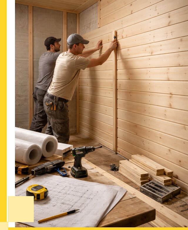 Обшивка бани вагонкой в Донецке от 1314 р., ЭриданДнк