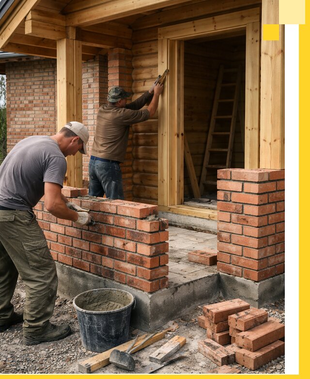 Строительство кирпичных бань под ключ в Донецке с гарантией качества