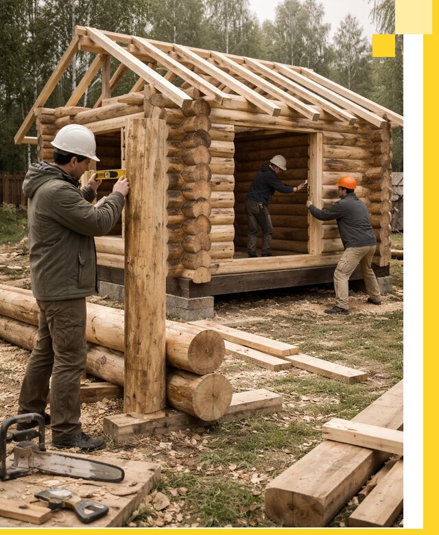 Строительство бань для дачи под ключ в Донецке с доставкой и монтажом