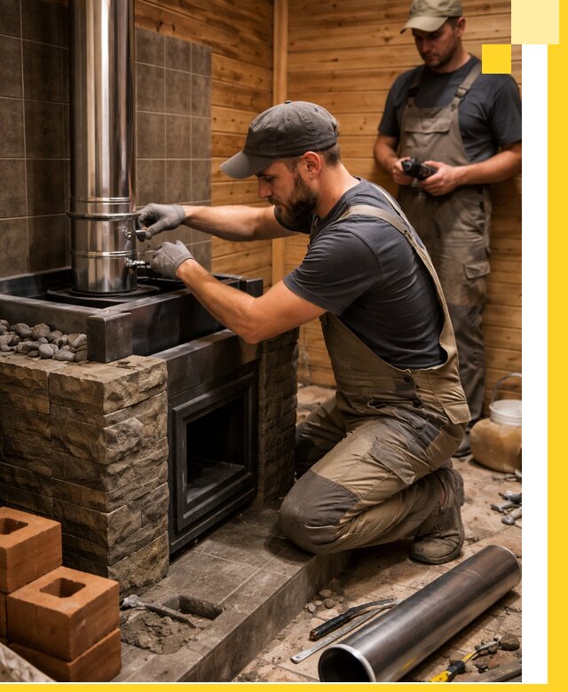 Изготовление и установка банных печей под ключ в Донецке