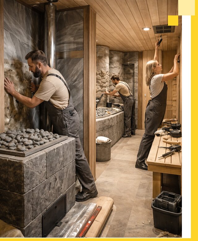 Строительство бань и SPA процедур в Донецке под ключ и отделкой