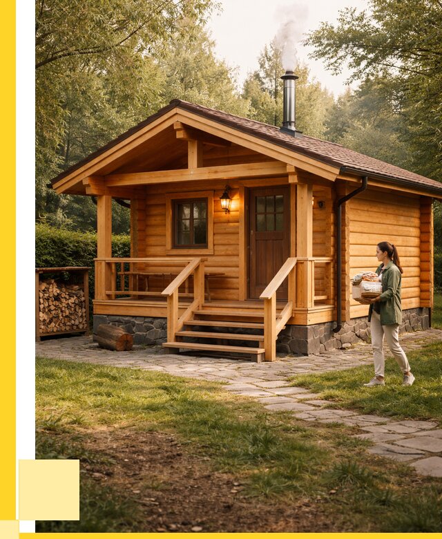 Купить баню под ключ в Донецке от 711620 р. | ЭриданДнк