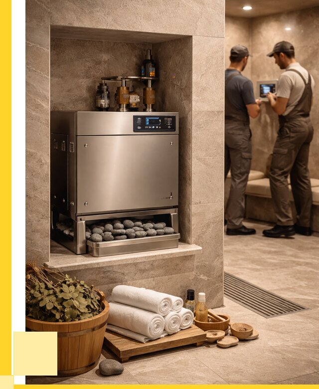 Парогенераторы для хамама в Донецке от 82110 р. | ЭриданДнк