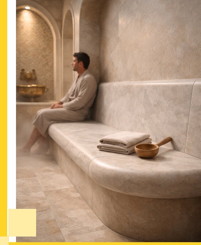 Сиденья для хамама в Донецке под ключ от 13138 р. | ЭриданДнк